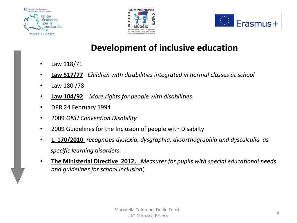 development of inclusive education 1