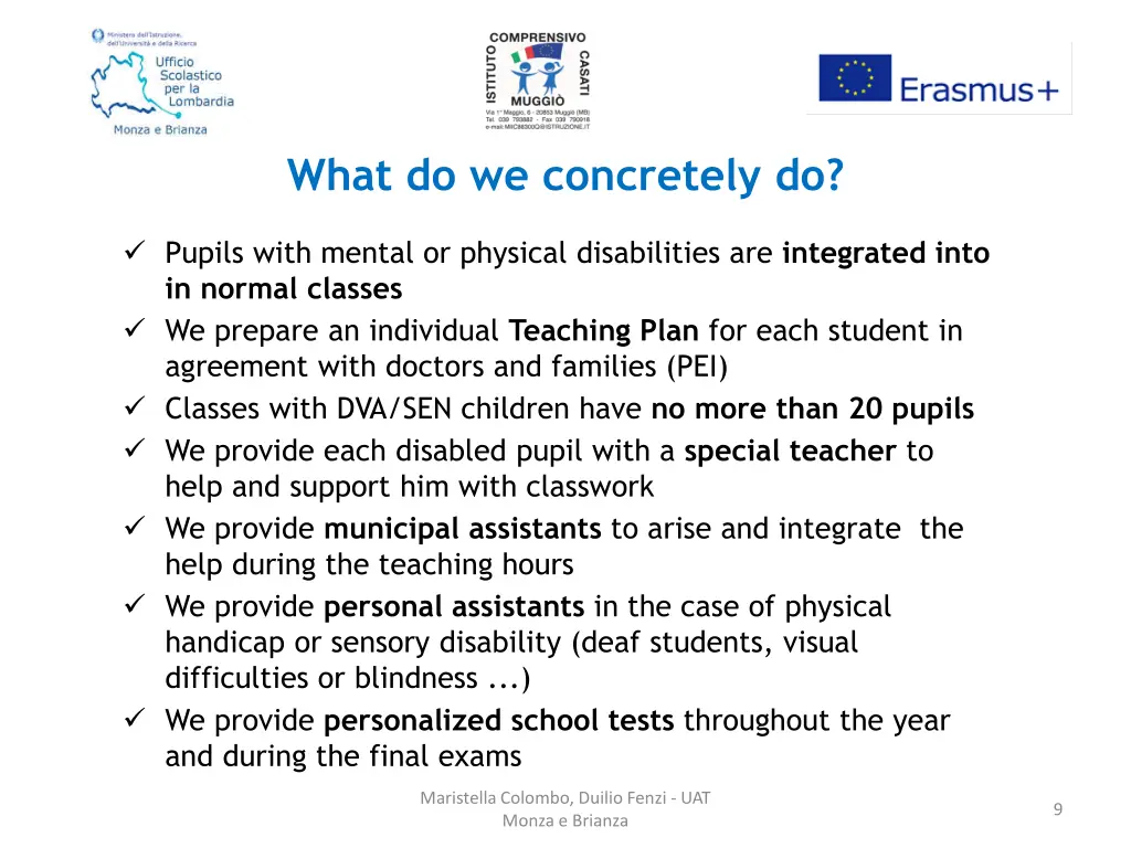 what do we concretely do