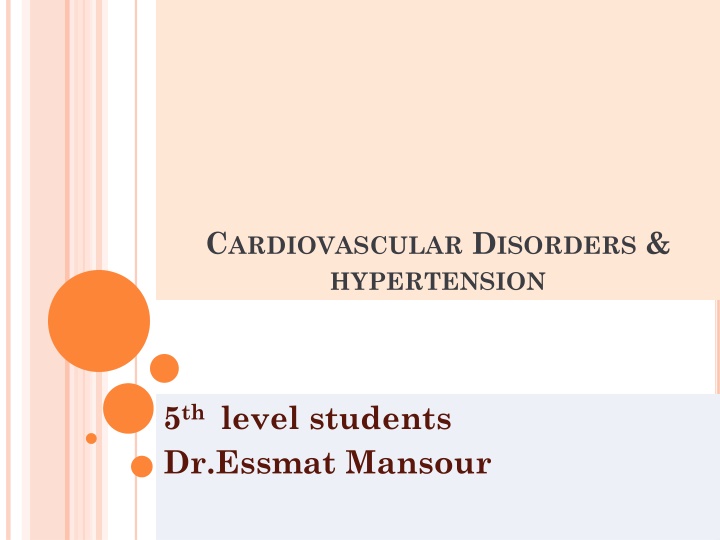 c ardiovascular d isorders hypertension