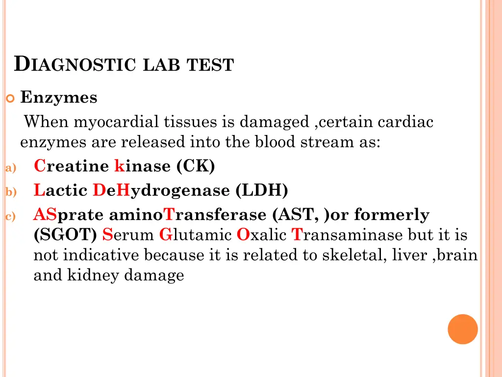 d iagnostic lab test