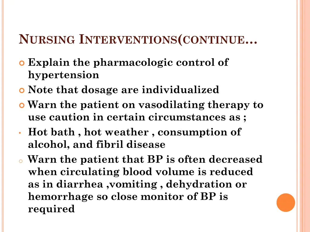 n ursing i nterventions continue