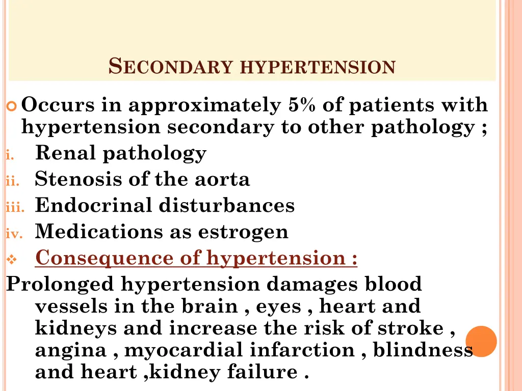 s econdary hypertension