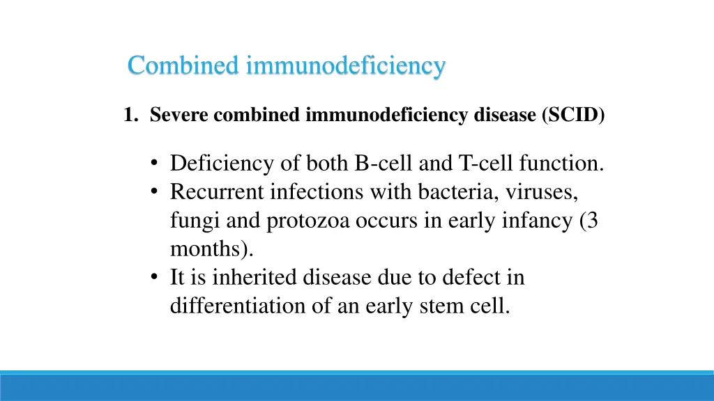 combined immunodeficiency