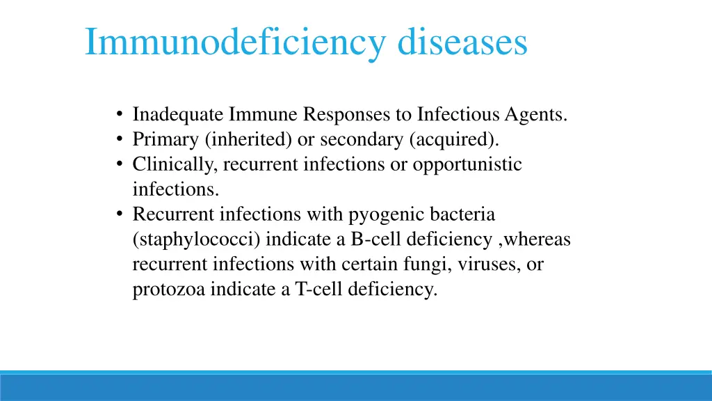 immunodeficiency diseases 1