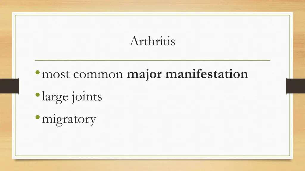 arthritis
