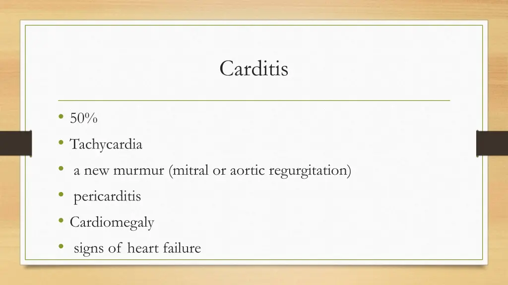 carditis