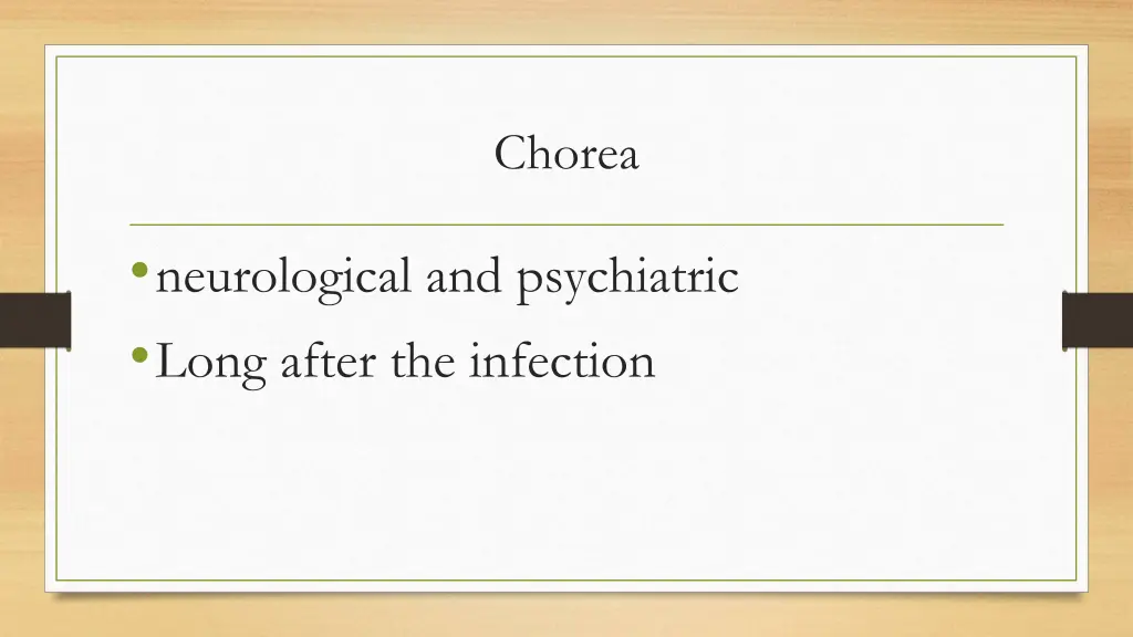 chorea