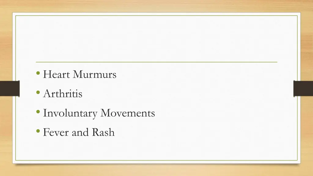 heart murmurs arthritis involuntary movements