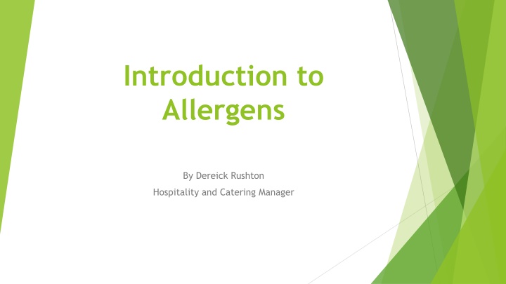 introduction to allergens