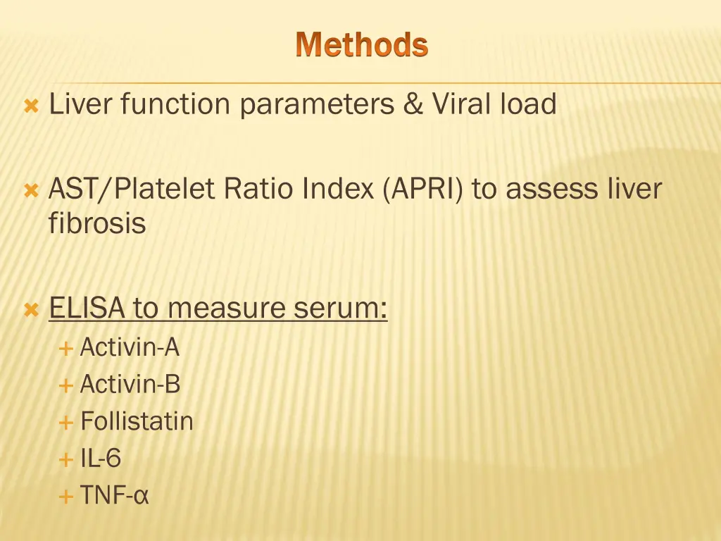 methods methods
