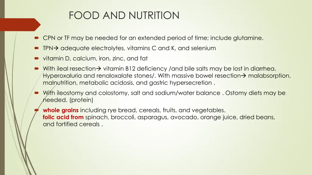 food and nutrition 1