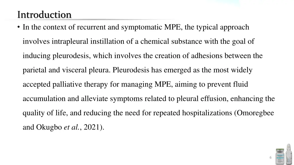 introduction in the context of recurrent