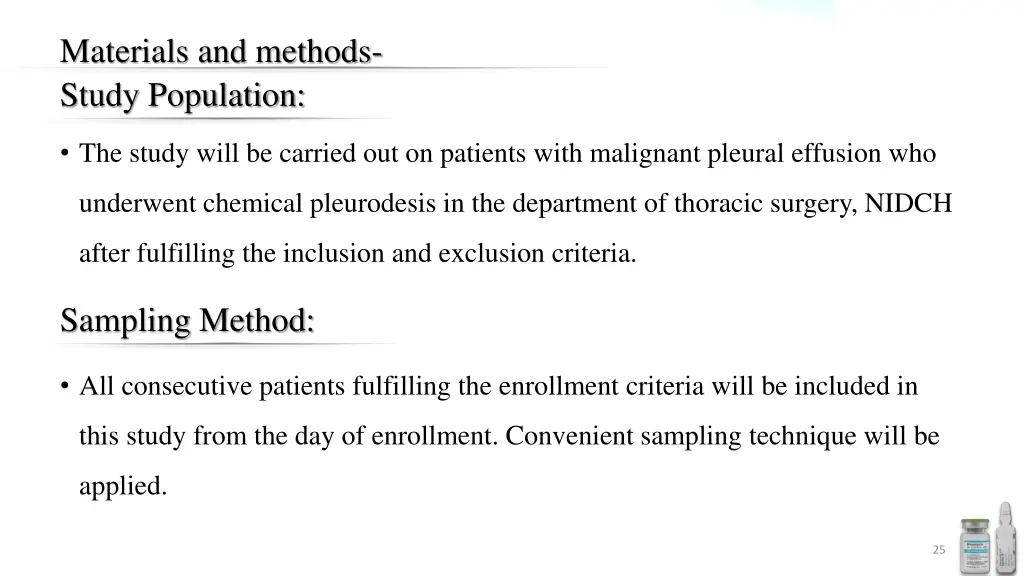 materials and methods study population