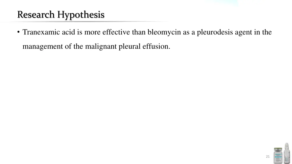 research hypothesis