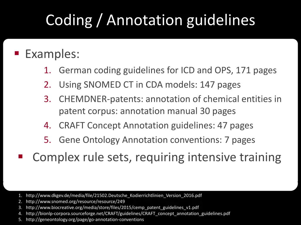 coding annotation guidelines