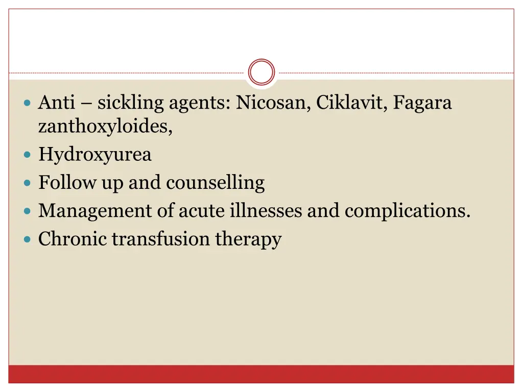 anti sickling agents nicosan ciklavit fagara