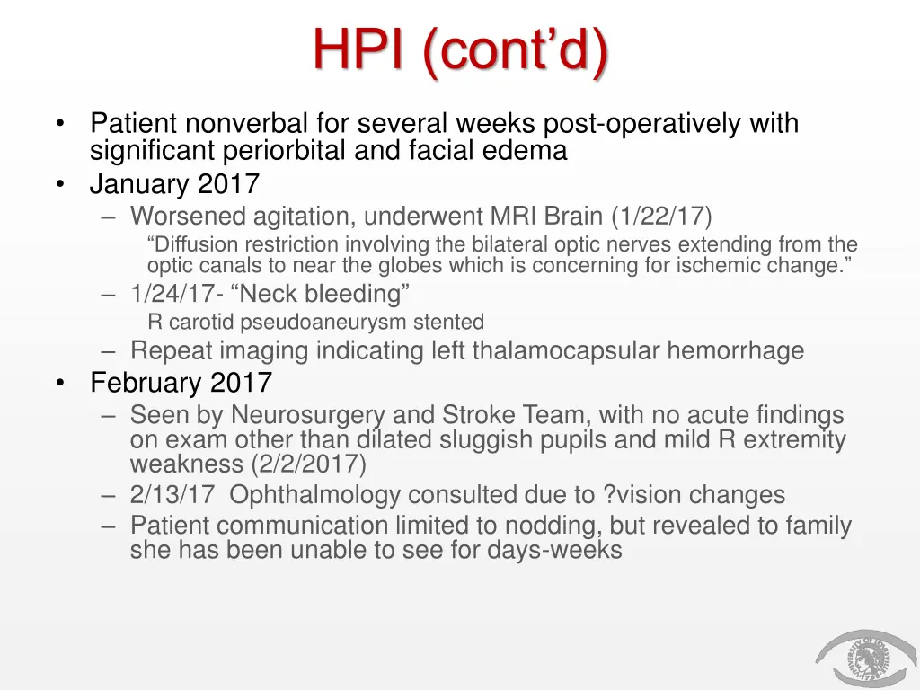 hpi cont d