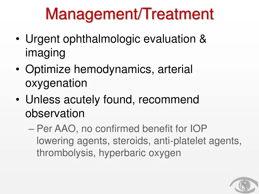 management treatment
