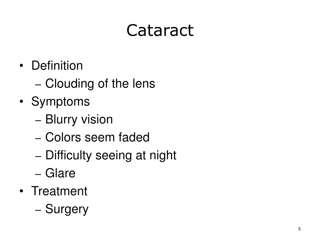 cataract