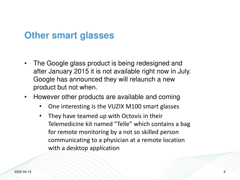 other smart glasses