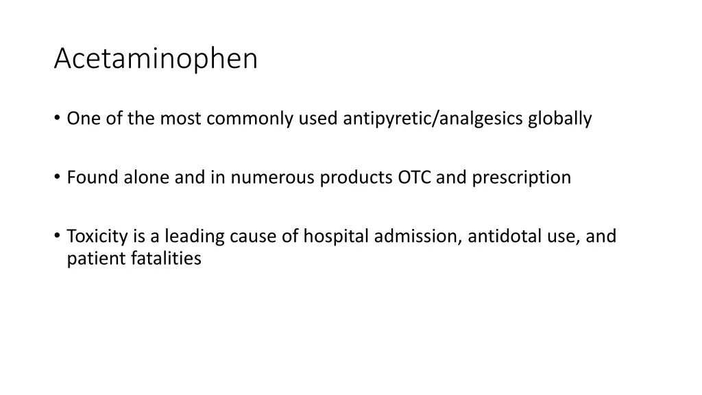 acetaminophen