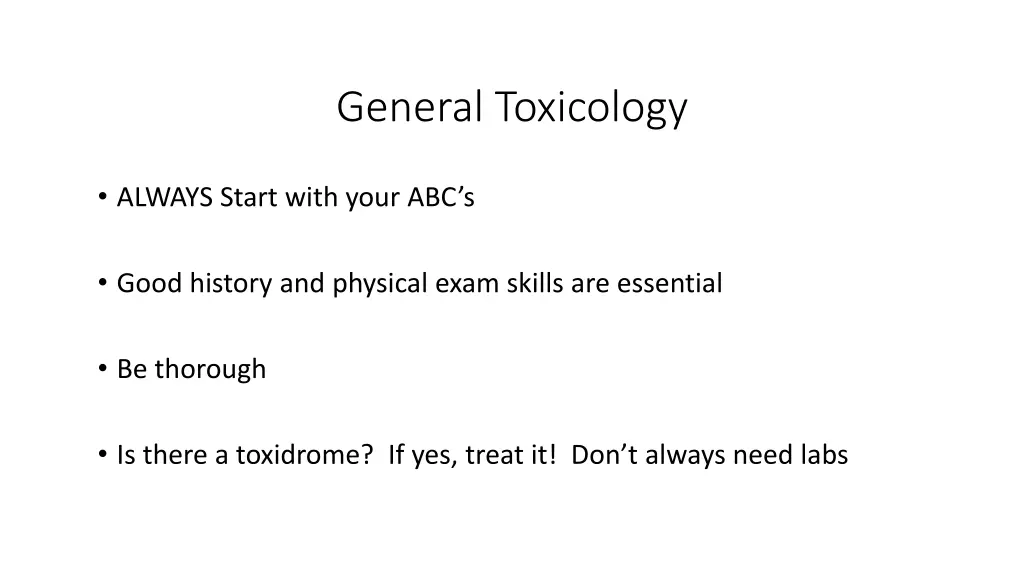 general toxicology 1