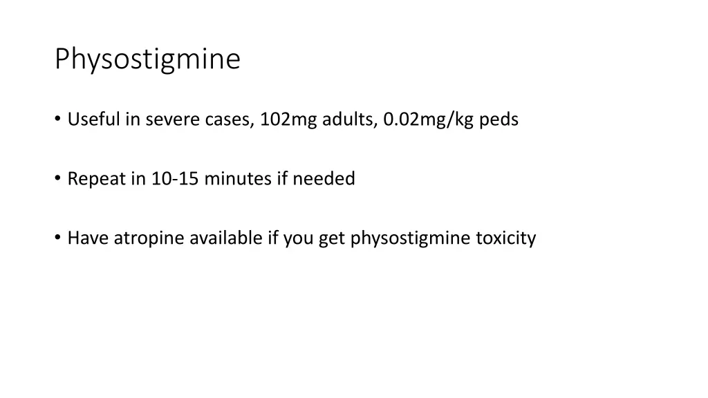 physostigmine 1