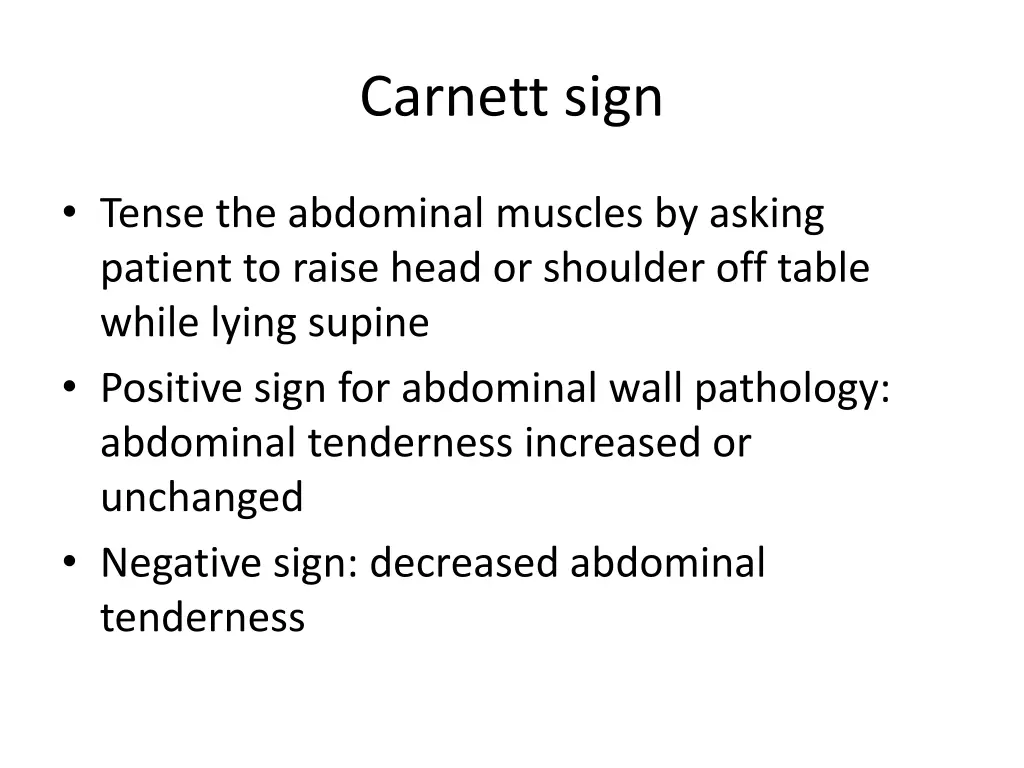 carnett sign