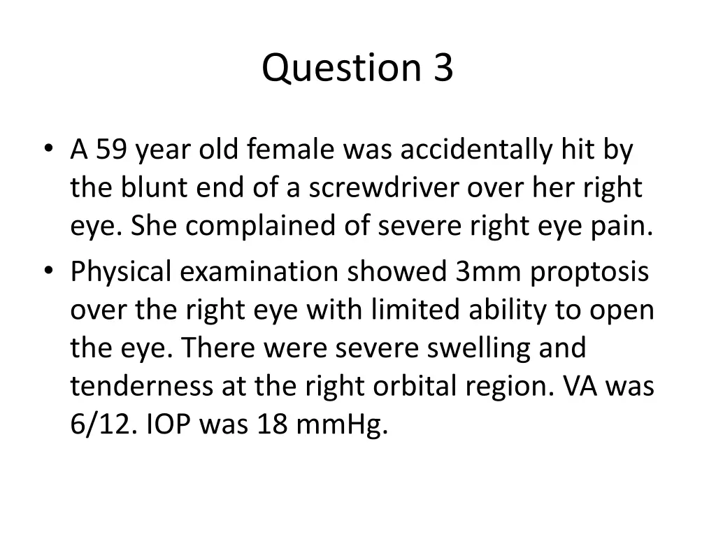 question 3