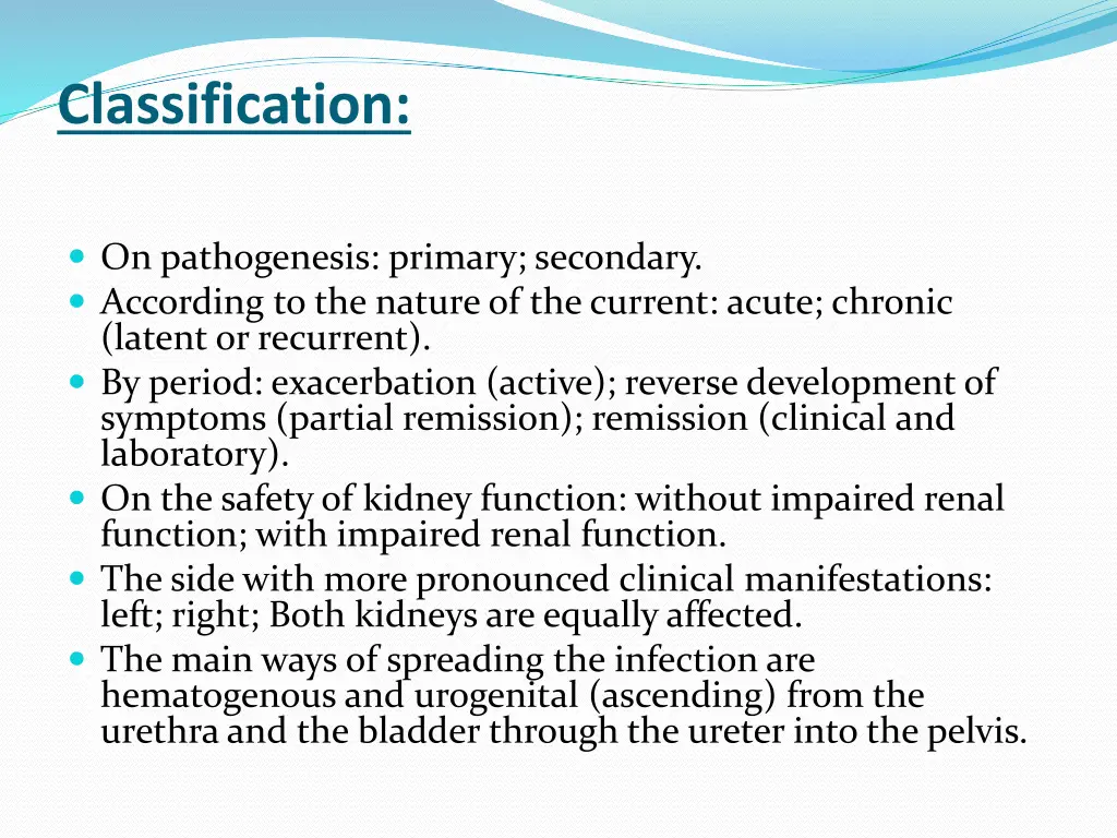 classification