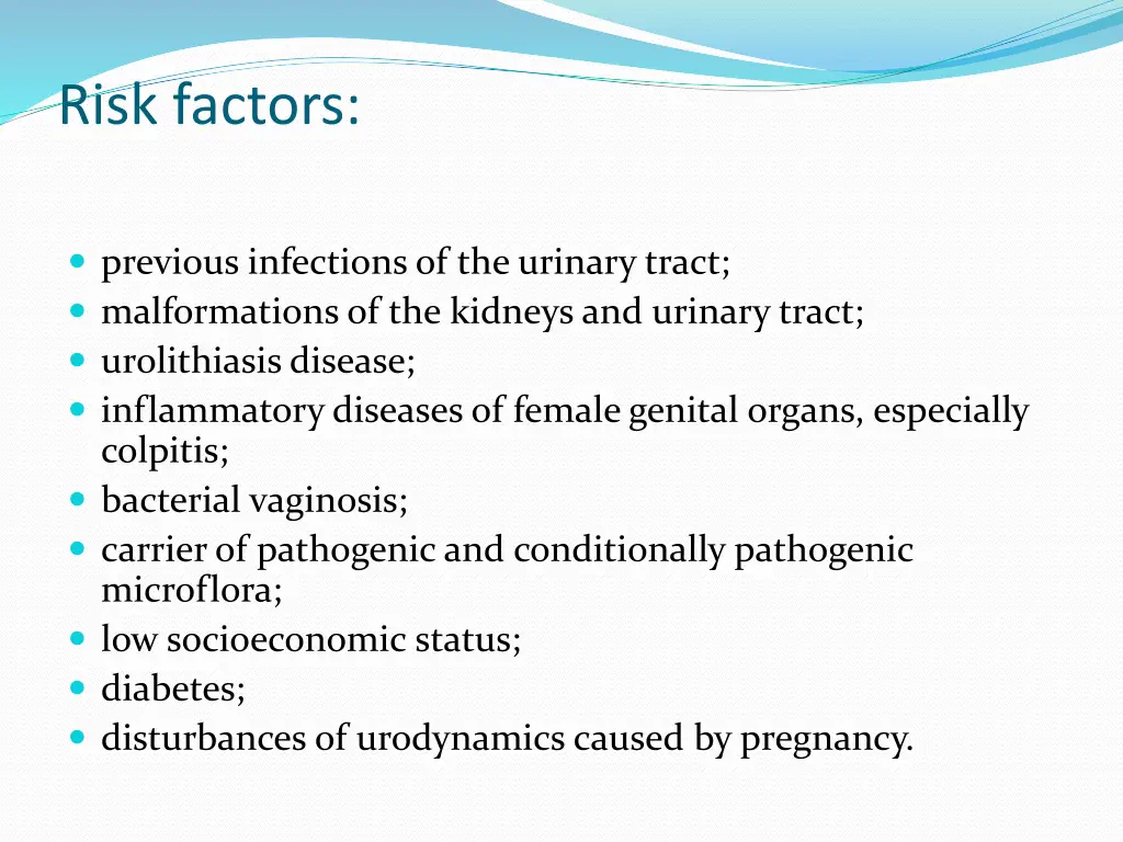 risk factors