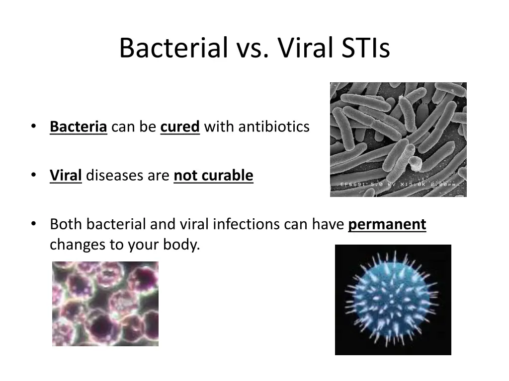 bacterial vs viral stis
