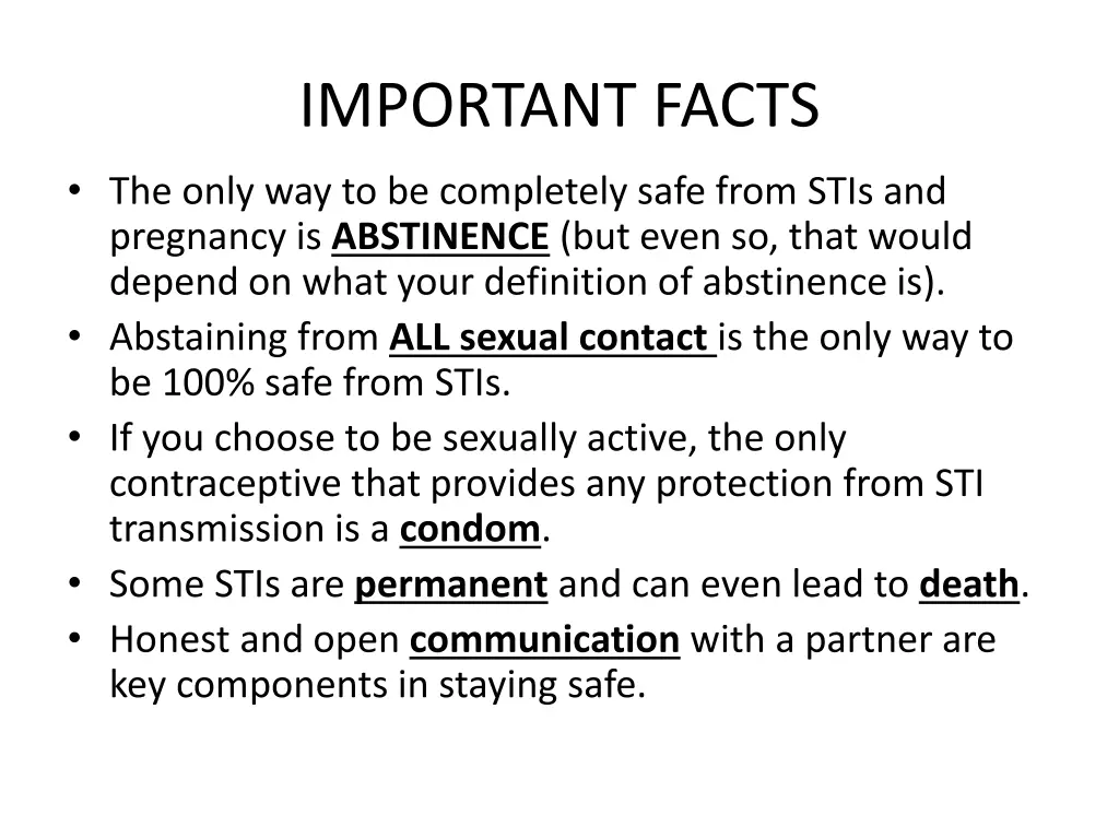 important facts