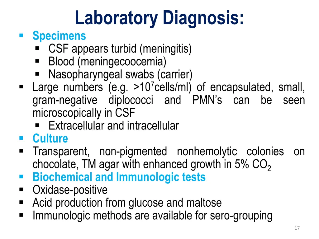 laboratory diagnosis 1