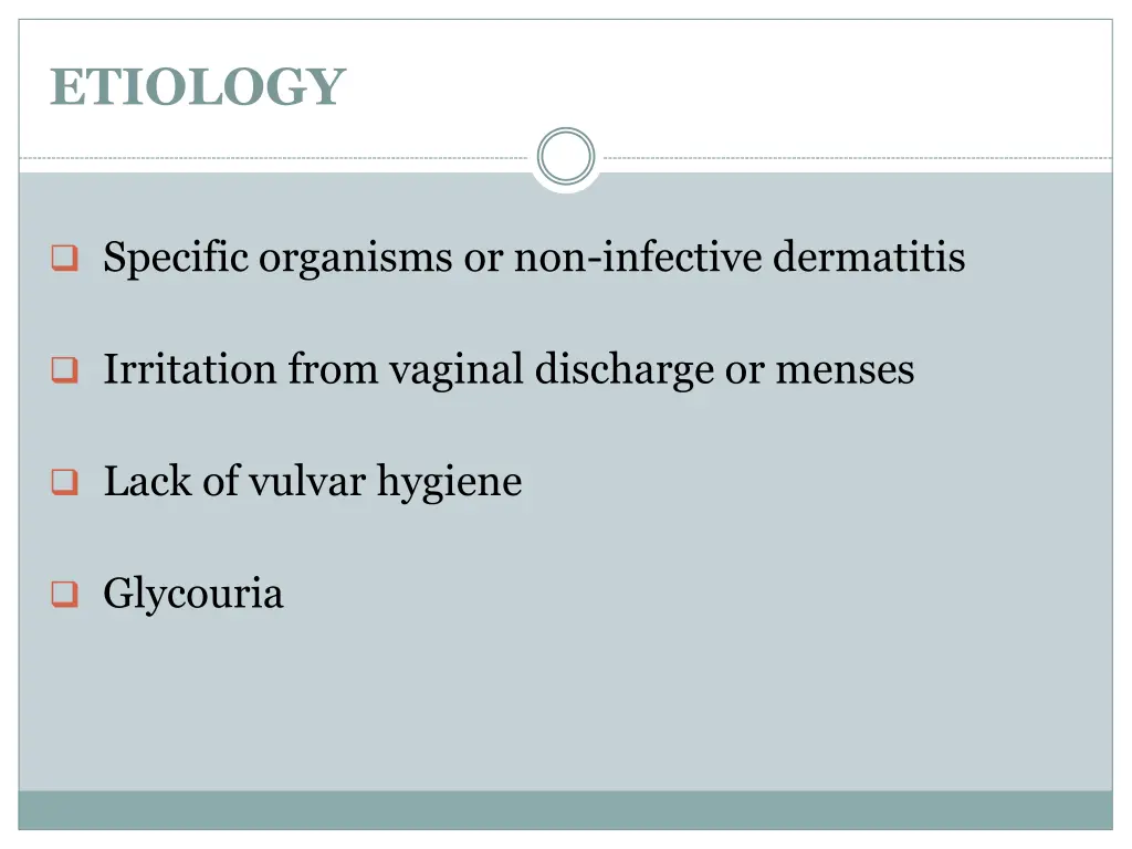 etiology