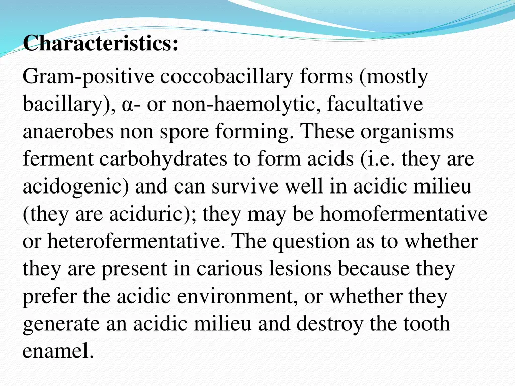 characteristics gram positive coccobacillary