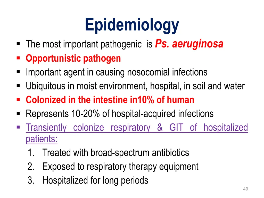 epidemiology