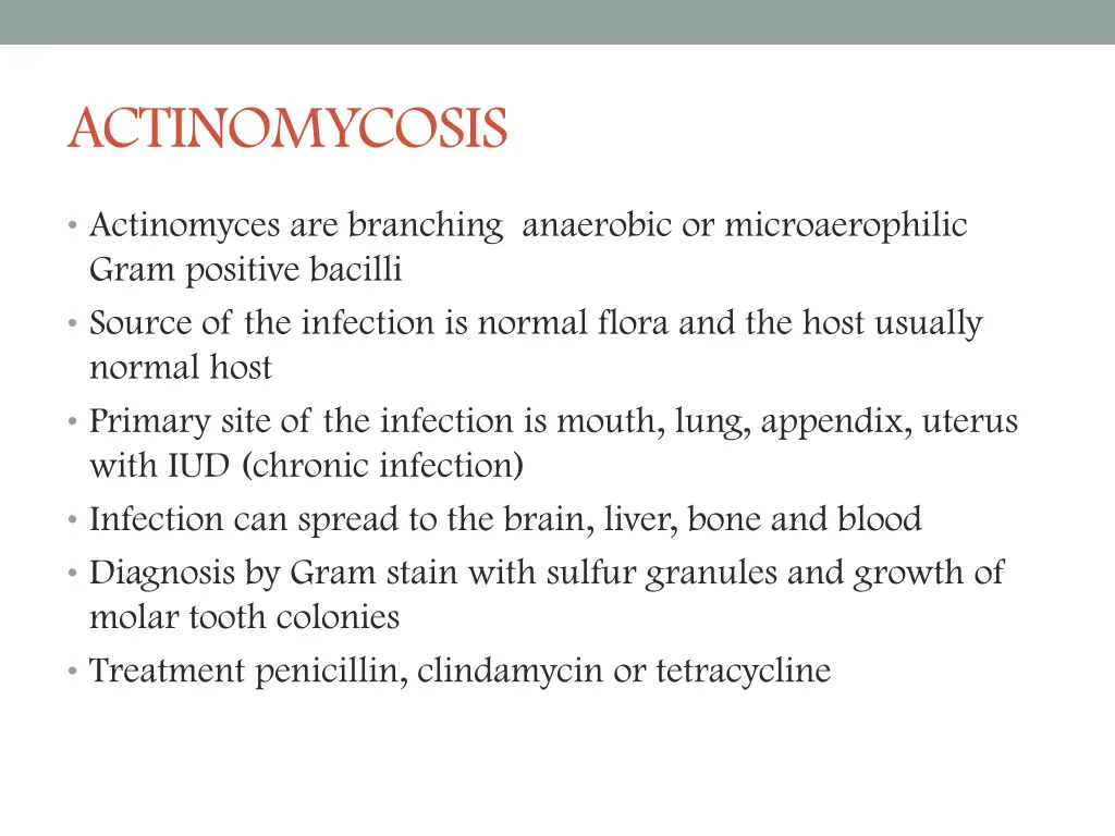actinomycosis