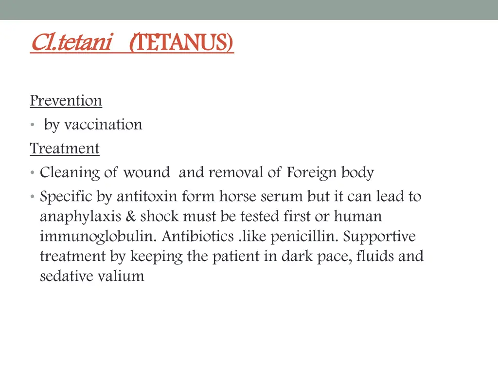 cl tetani cl tetani tetanus 3