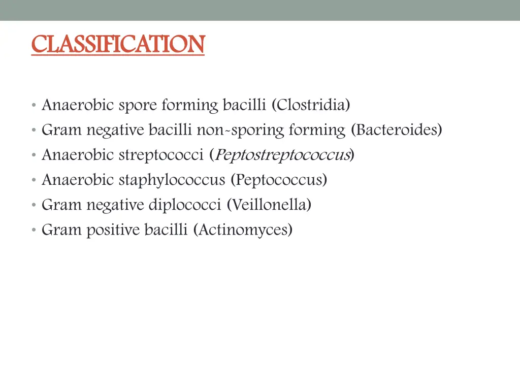 classification classification