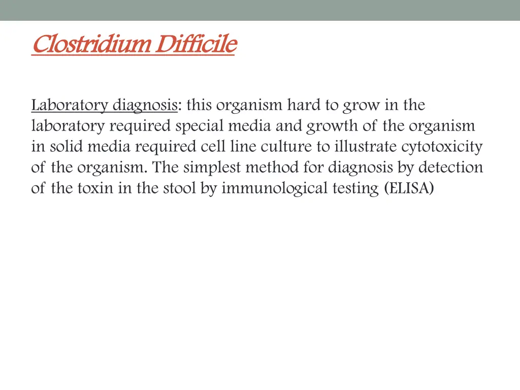 clostridium clostridium difficile 1