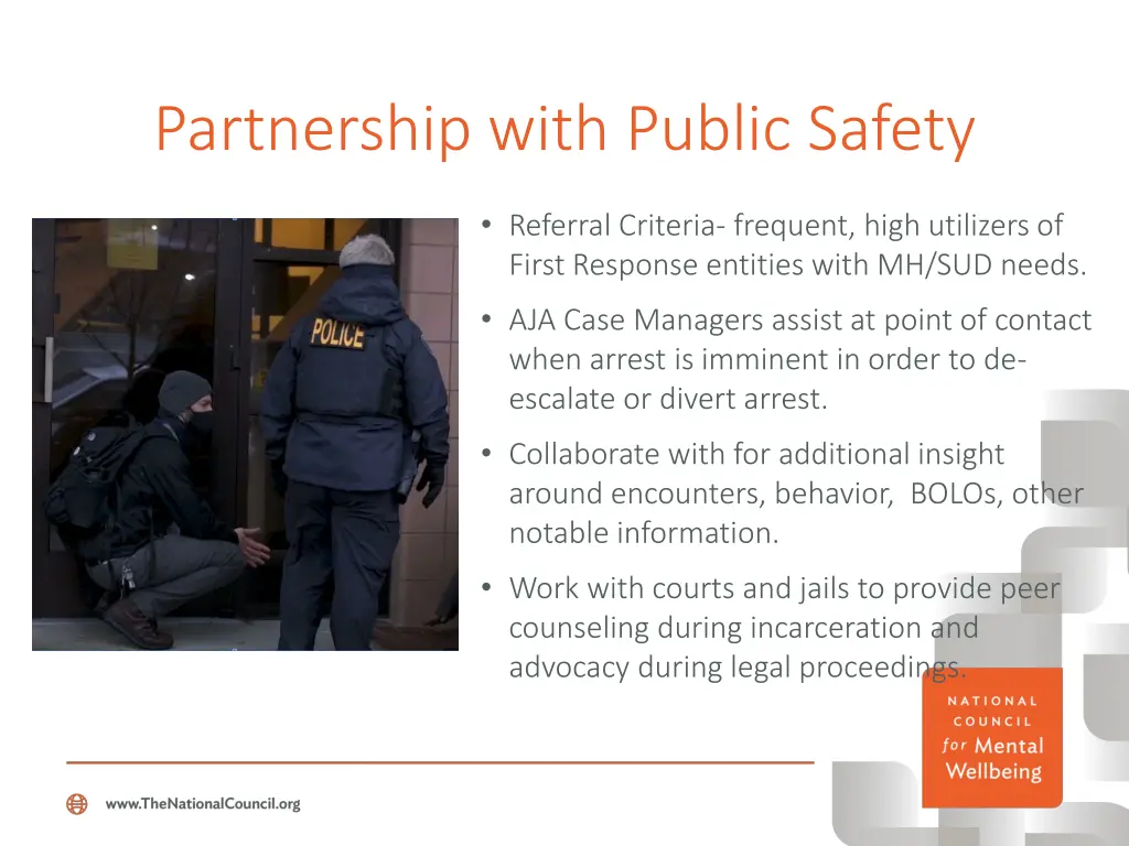 partnership with public safety