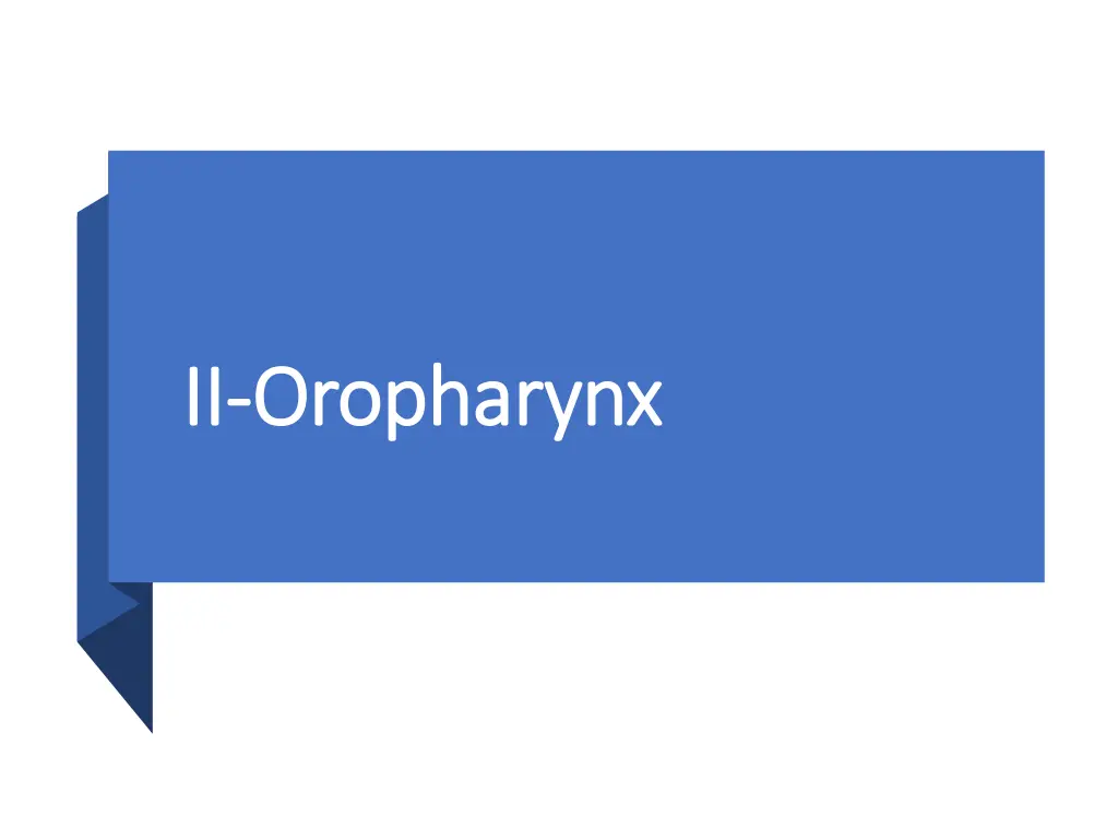 ii ii oropharynx oropharynx