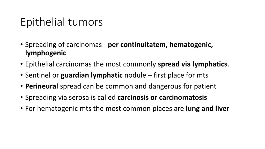 epithelial tumors 3