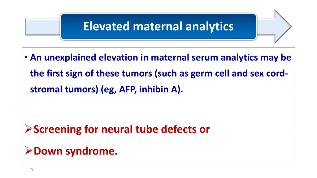 elevated maternal analytics