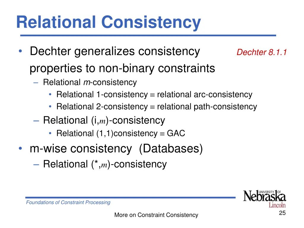 relational consistency