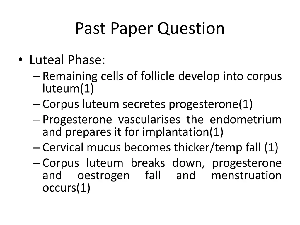 past paper question 2