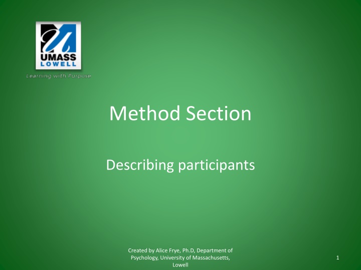 method section