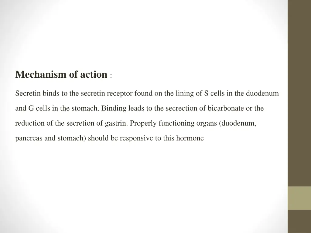 mechanism of action