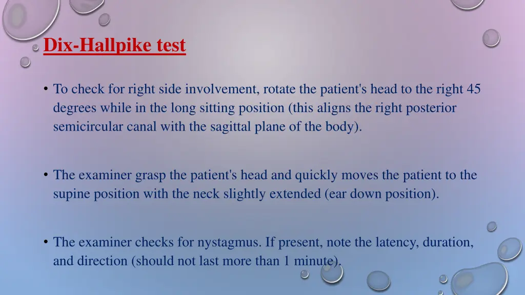 dix hallpike test